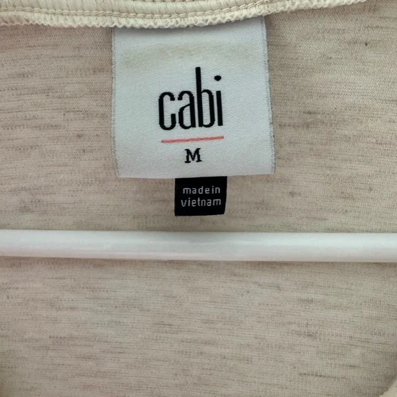 CAbi Cream Hoodie with Gold Accents - Picture 6 of 9